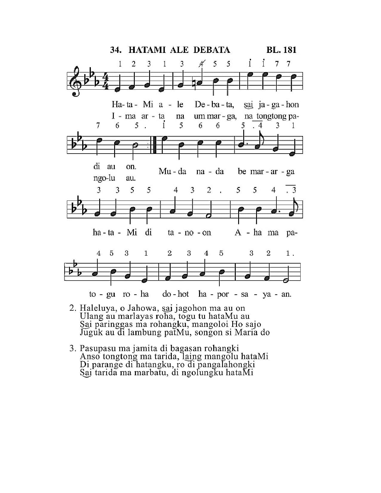 BEAM 34 HATAMI ALE DEBATA