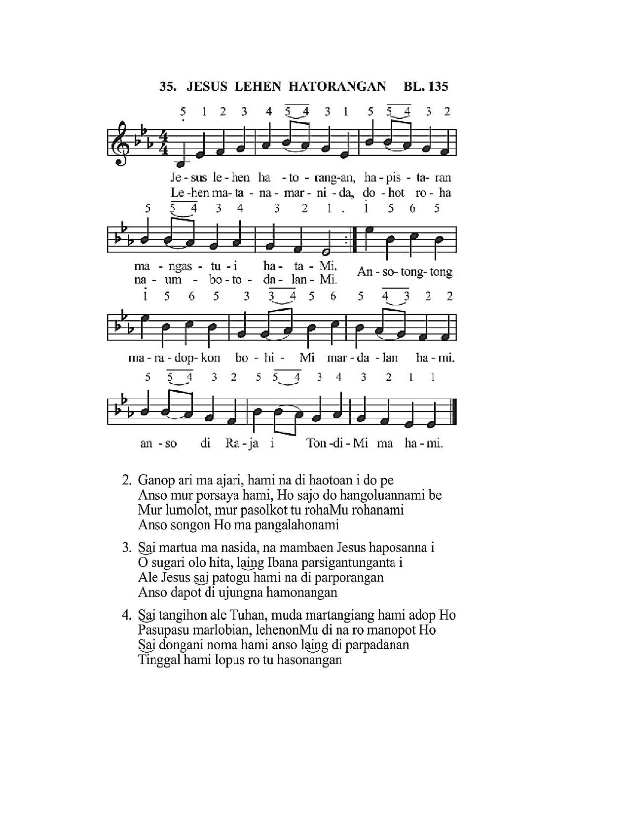 BEAM 035 - JESUS LEHEN HATORANGAN