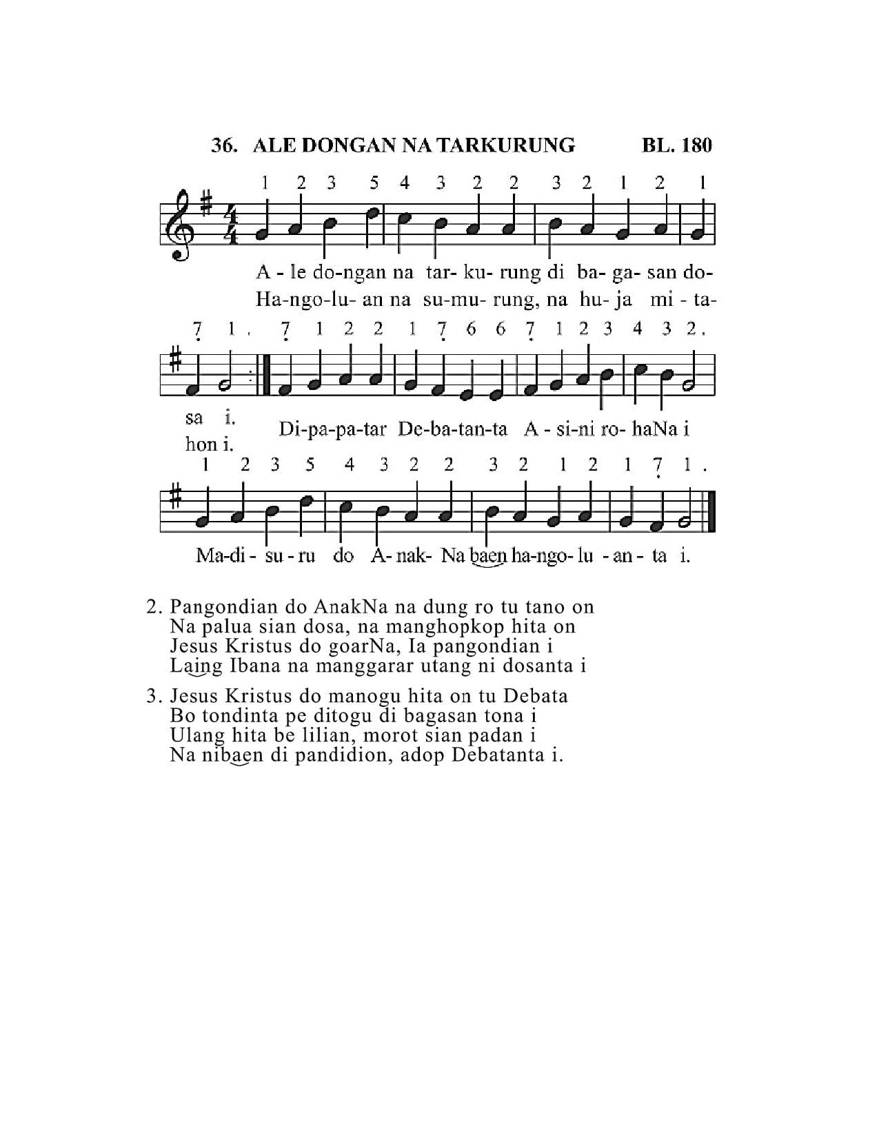 BEAM 36 ALE DONGAN NA TARKURUNG