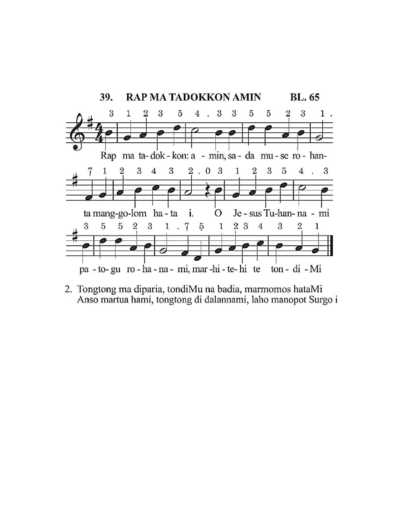 BEAM  39 RAP MA TADOKKON AMIN