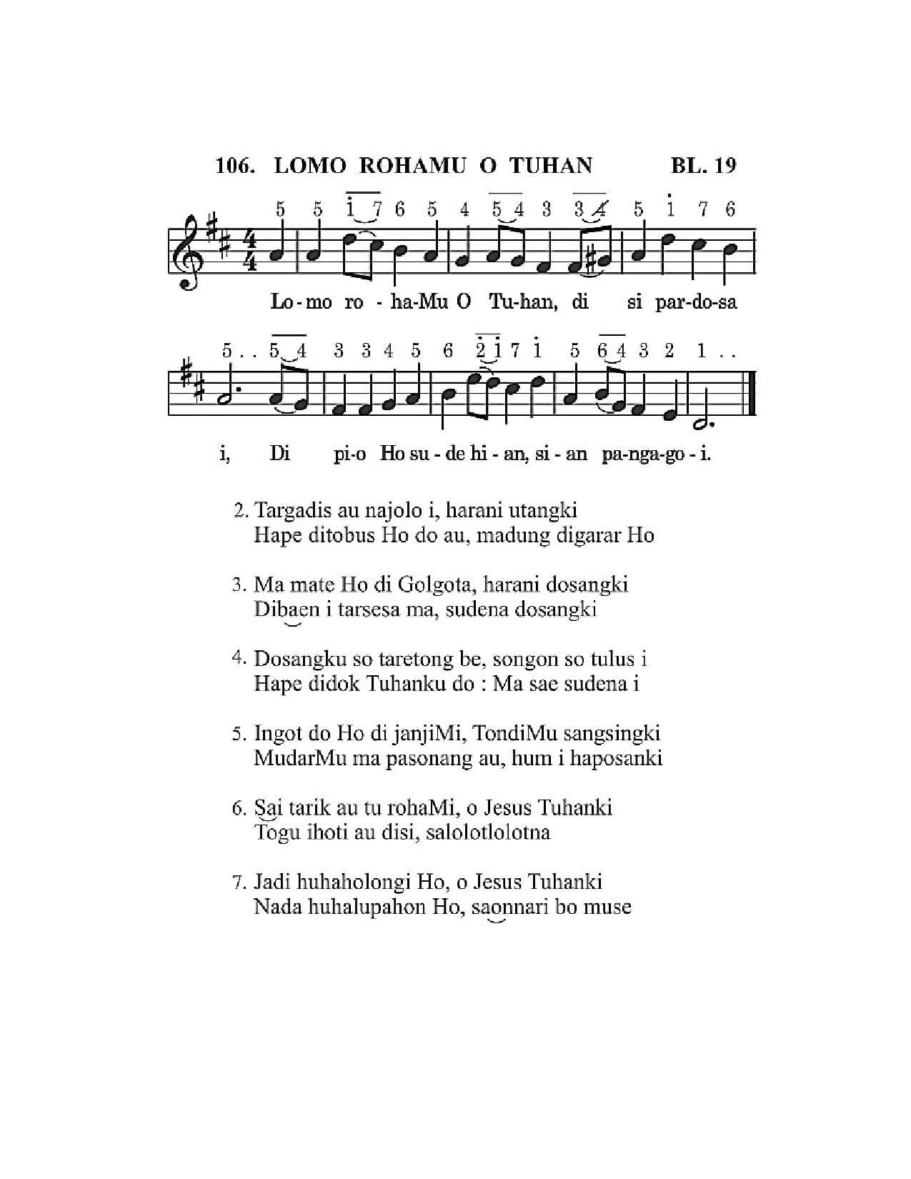 BEAM 106 LOMO ROHAMU O TUHAN