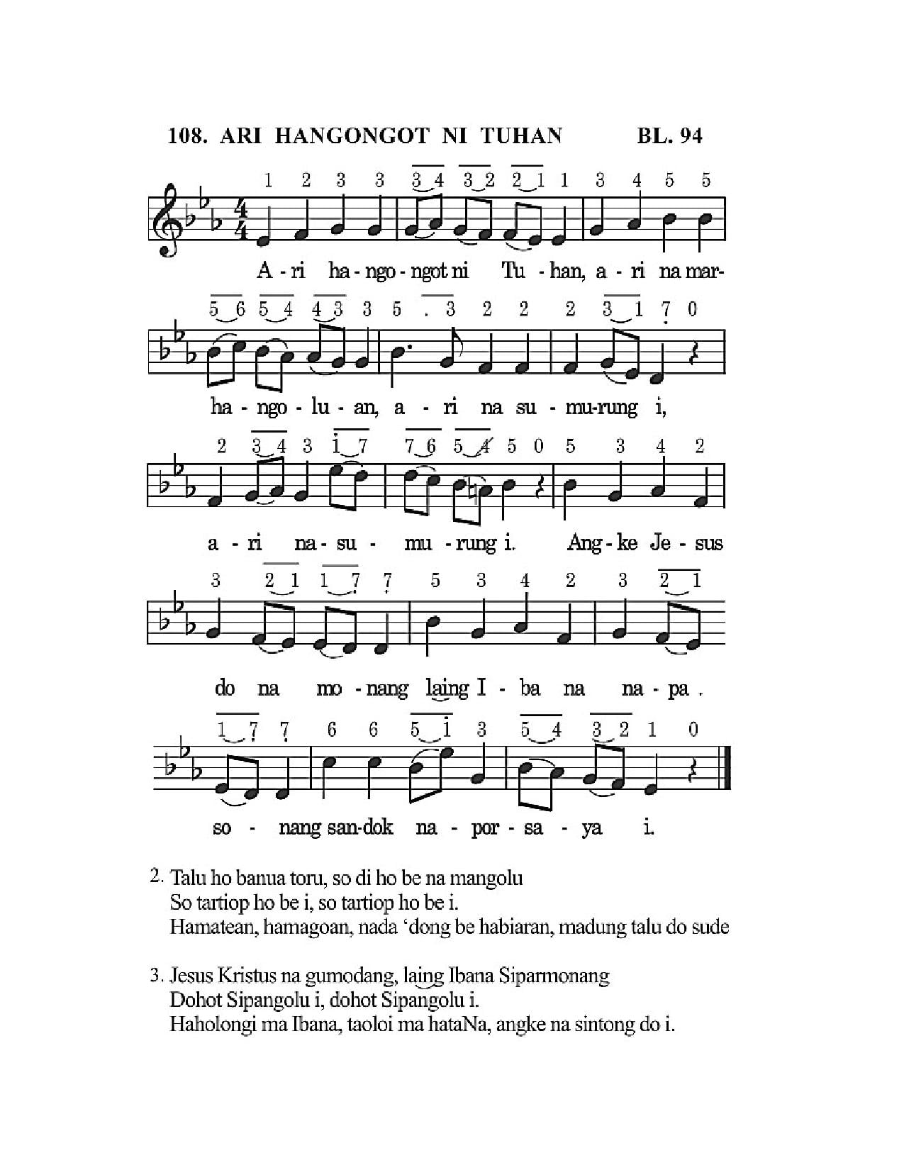 BEAM 108 ARI HANGONGOT NI TUHAN