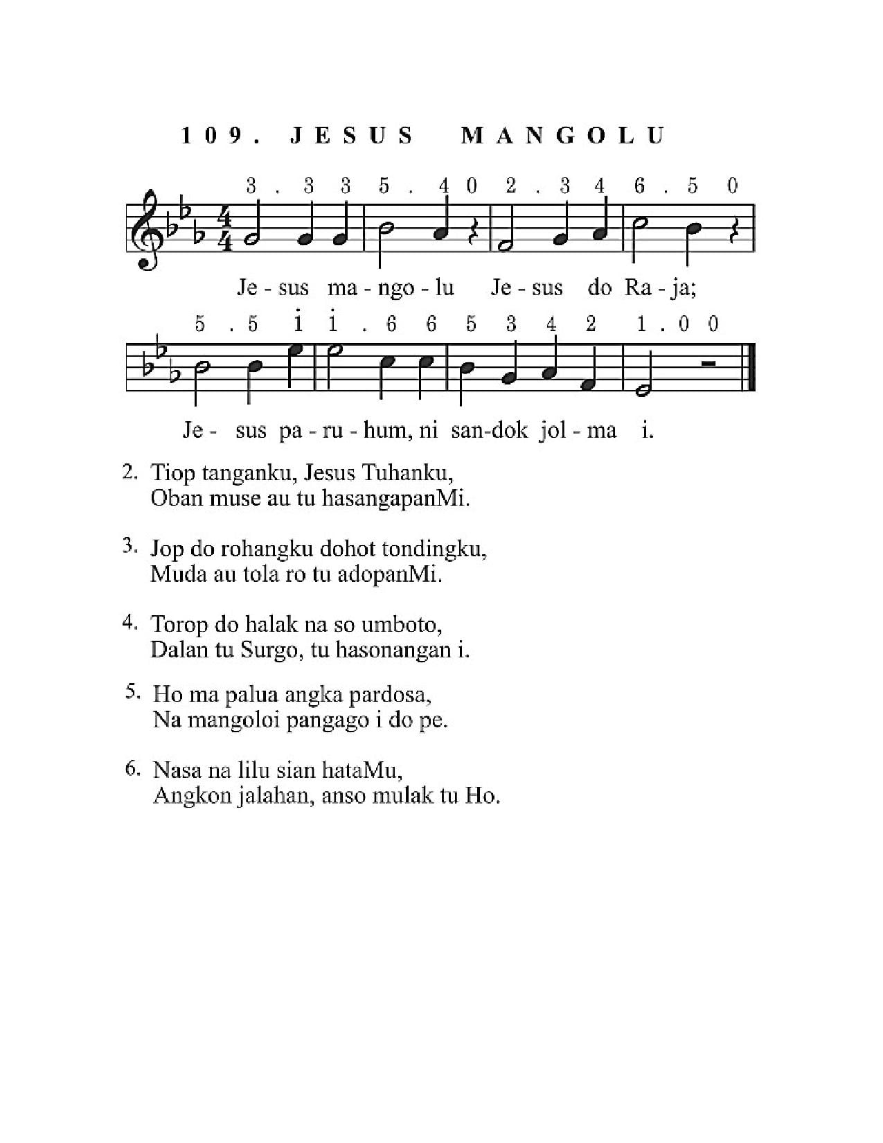 BEAM 109 JESUS MANGOLU