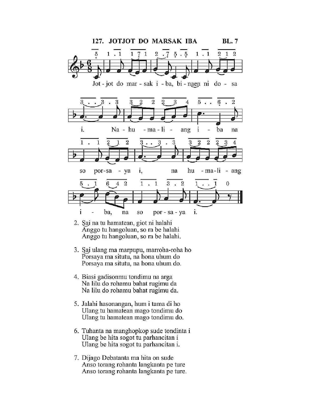 BEAM 127 JOT JOT DO  MARSAK  IBA